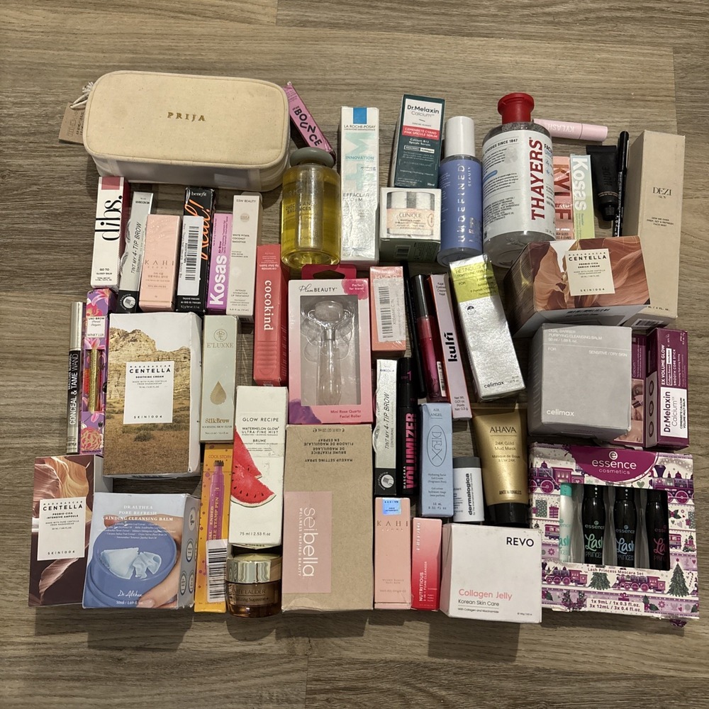 NEW 50 PIECE RESELLER LOT Beauty Cosmetics Makeup Skin Care Kylie Clinique